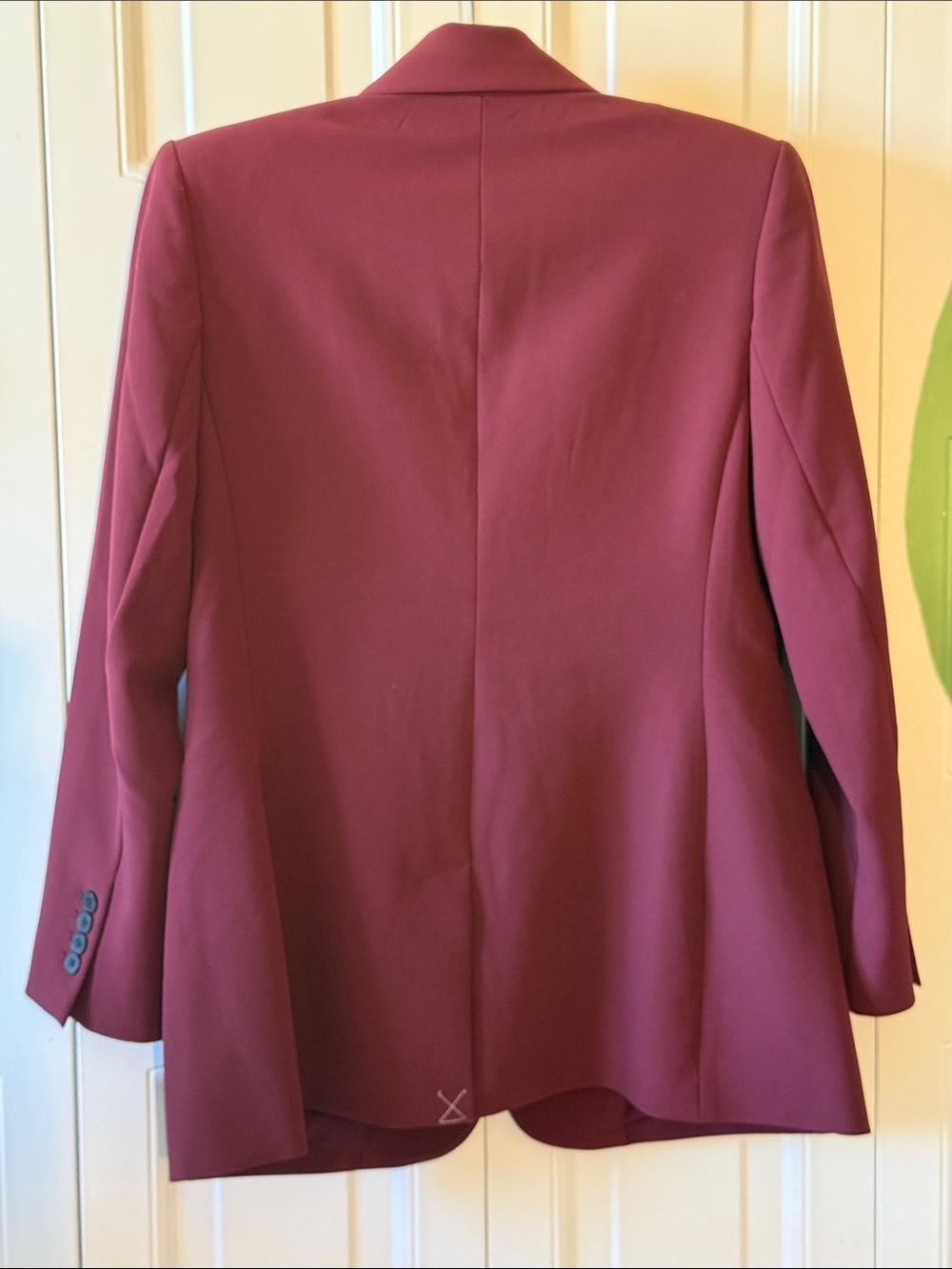 Express Women's Wine Single-Button Blazer - Picture 4 of 8